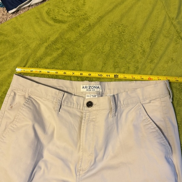 2 PK Chinos/Khakis Men's Arizona Jean Company Flex Relaxed Taper Sz 38 x 29 - Picture 7 of 7